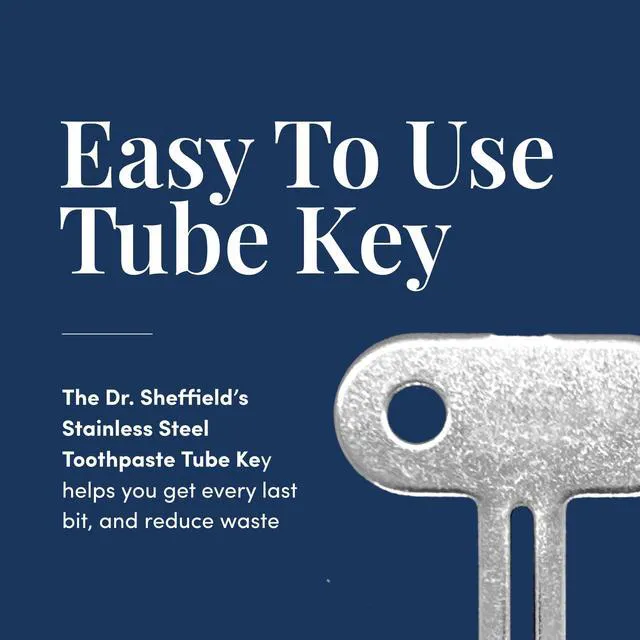 Alt view image 2 of 6 - Dr. Sheffield's Stainless Steel Toothpaste Tube Squeezer Key & Roller