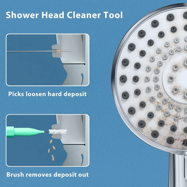 Alt view image 2 of 7 - Lumkew Small Hole Cleaning Brush for Shower Head, 20-Pack, Green
