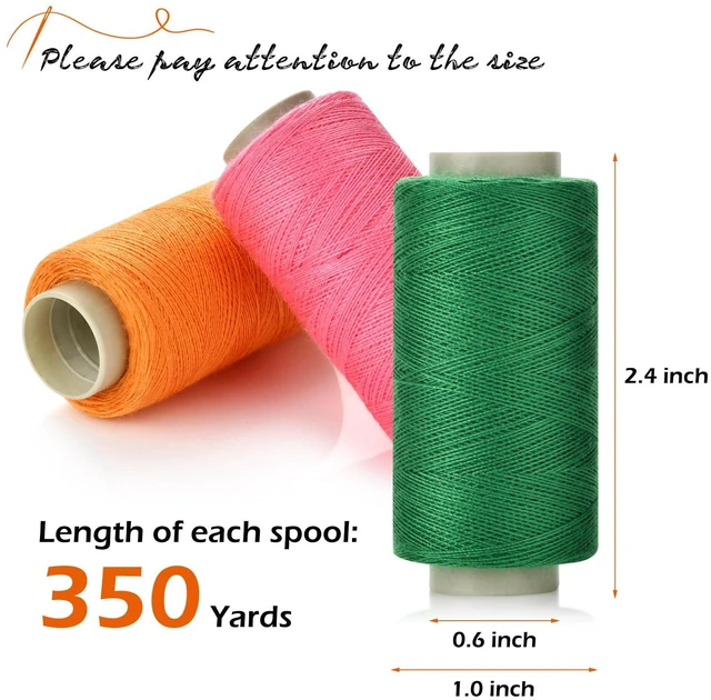 Alt view image 2 of 7 - 12-Color Polyester Sewing Thread Kit with Needle and Threader for Hand & Machine, DIY Home
