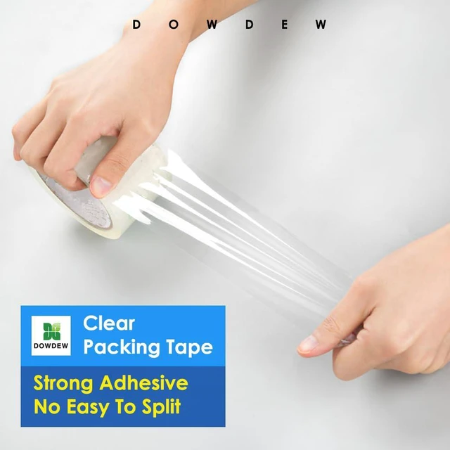 Alt view image 2 of 5 - Clear Heavy Duty Packing Tape, 1.88-Inch x 55-Yards, Ultra Strong Super Thick, 2 Rolls (110 Total Yards)