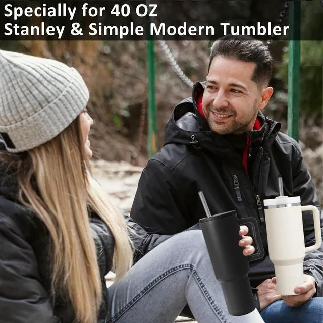 Alt view image 2 of 6 - 12-Inch Reusable Straws for 40oz Tumbler