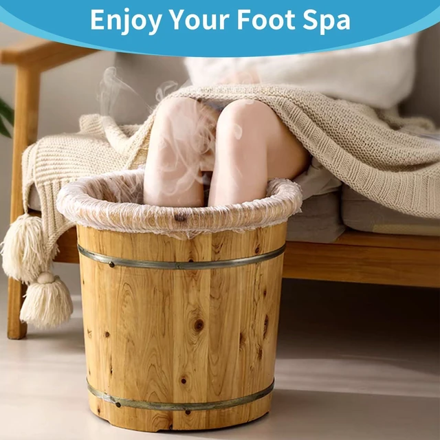 Alt view image 4 of 6 - 25PCS Disposable Pedicure Liners - Plastic Footbath Spa Liners
