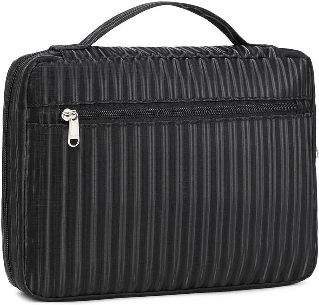 Main image of JIANYA Bible Cover Case with Handle and Zippered Pocket, Black