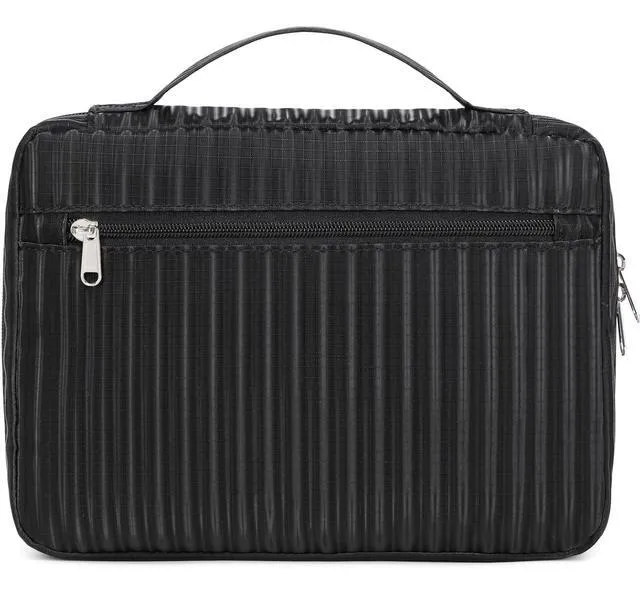 Alt view image 7 of 7 - JIANYA Bible Cover Case with Handle and Zippered Pocket, Black