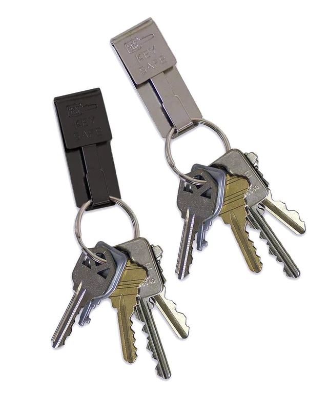 Alt view image 4 of 4 - Lucky Line 47701 Key Safe Belt Key Ring Holder Slip On, Black Powder Coat, 1/Pk