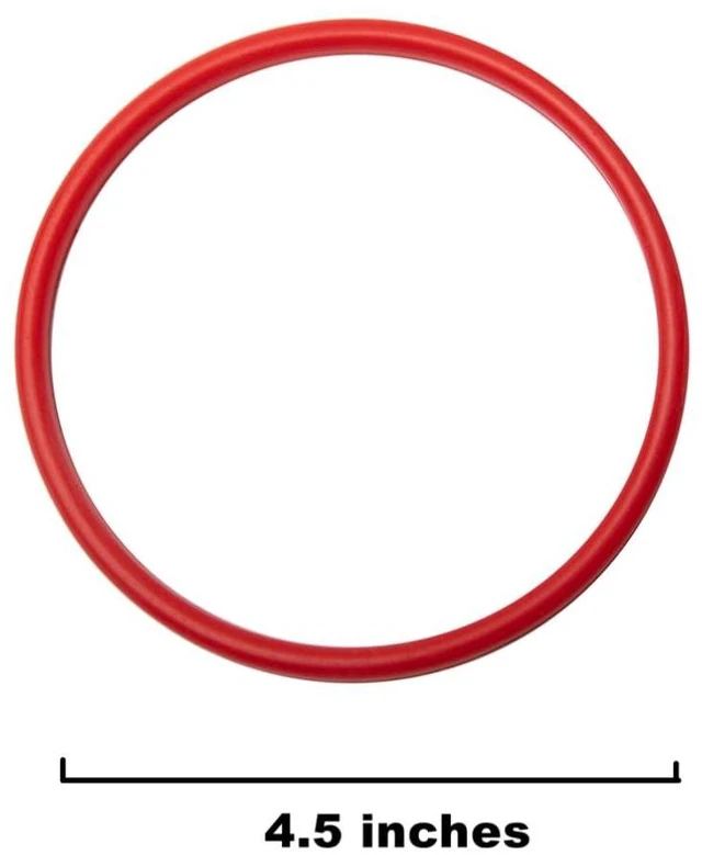 Alt view image 3 of 6 - Hummingbird Feeder Accessories Set Replacement Plastic Base and Part Seal Ring for Feeder Base (Red)