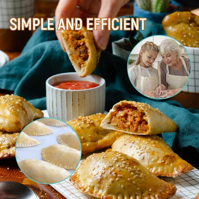 Alt view image 5 of 7 - 6-Inch Empanada Maker Press, Dumpling Maker, Tortilla Folder