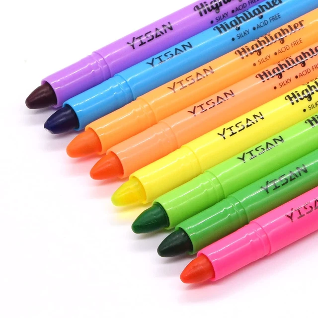 Main image of YISAN Bible Highlighters, 8 Assorted Colors
