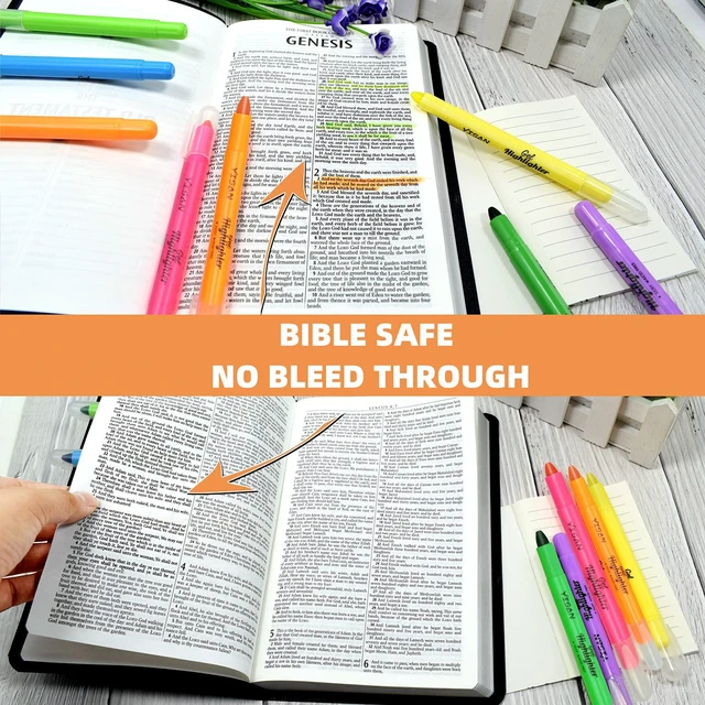 Alt view image 2 of 5 - YISAN Bible Highlighters, 8 Assorted Colors