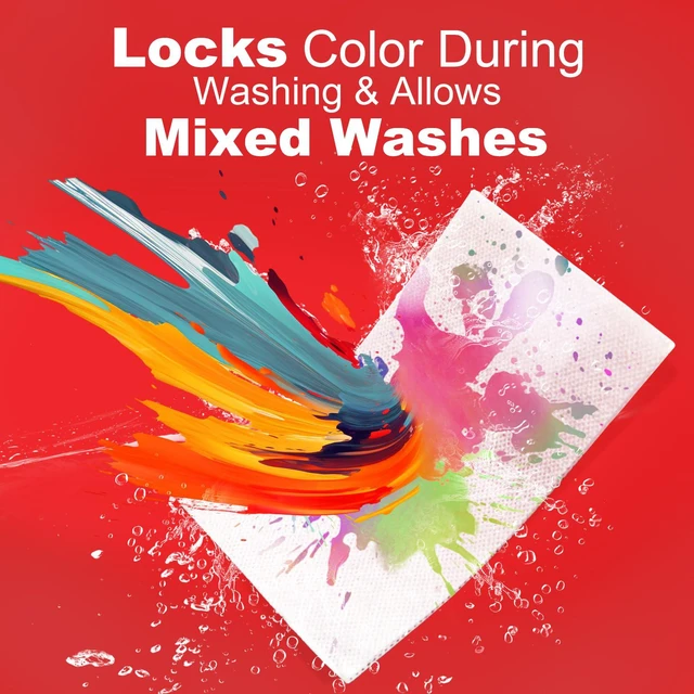 Alt view image 3 of 6 - Color Catcher Sheets for Laundry, Color Remover for Clothes, 50Count