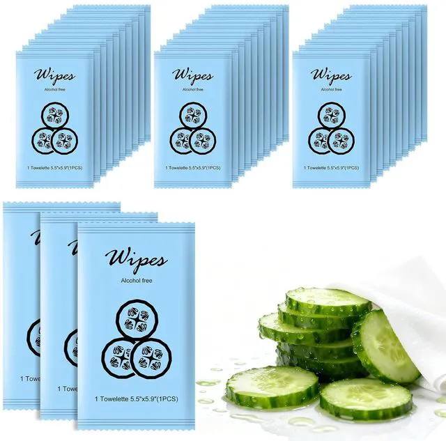 Main image of Individual Hand Wipes Travel Size Individually Wrapped Wet Wipes