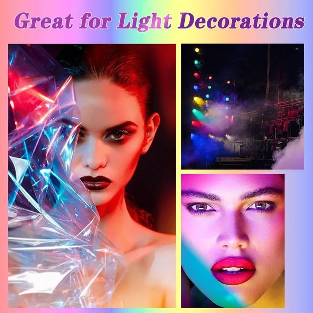 Alt view image 6 of 7 - Ahardaim 120Pcs 7.5 x 7.5 Inch Colored Cellophane Sheets for DIY Arts Crafts, Gift Wrapping, Party Decorations
