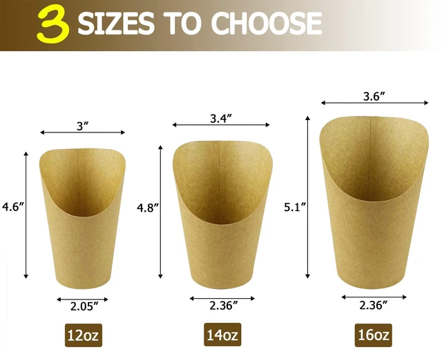 Alt view image 5 of 6 - CAMKYDE 50 Pcs 12oz Disposable Charcuterie Cups