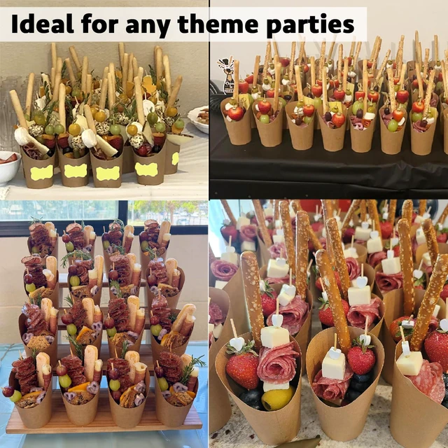 Alt view image 2 of 6 - CAMKYDE 50 Pcs 12oz Disposable Charcuterie Cups