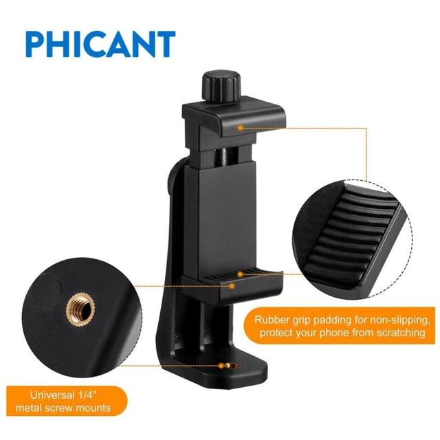 Alt view image 6 of 7 - Universal Tripod Mount Adapter for Cell Phone