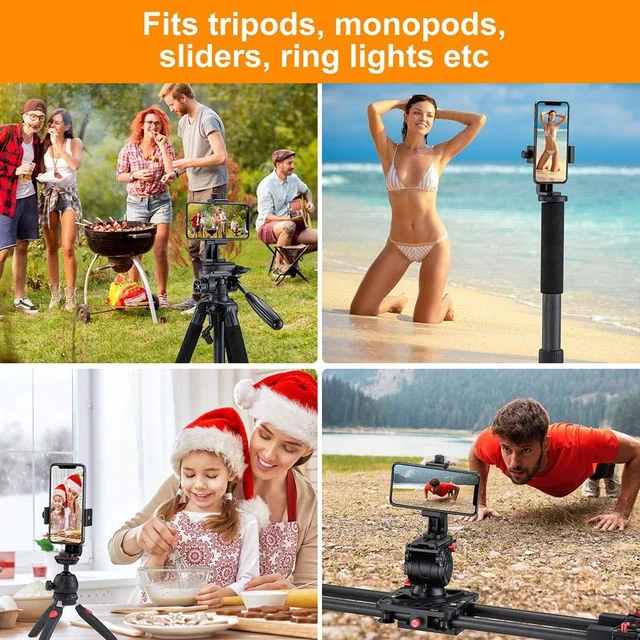 Alt view image 4 of 7 - Universal Tripod Mount Adapter for Cell Phone