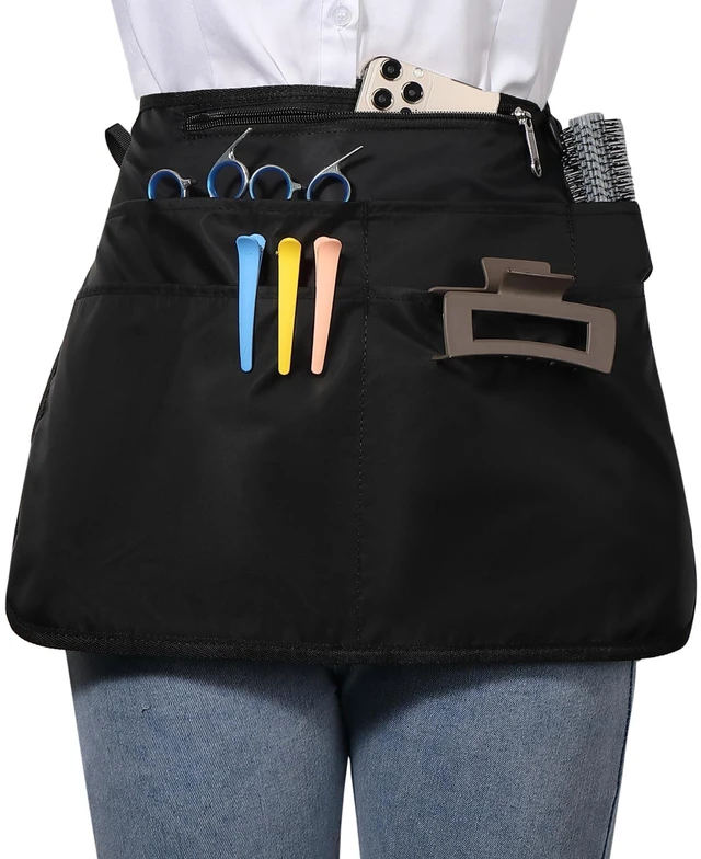 Main image of Barber Hair Stylist Apron with 6 Pockets, Waterproof and Bleach-proof, for Men, Women, and Cosmetology
