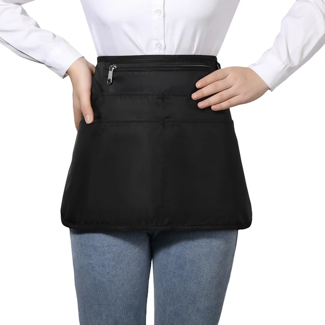 Alt view image 5 of 7 - Barber Hair Stylist Apron with 6 Pockets, Waterproof and Bleach-proof, for Men, Women, and Cosmetology