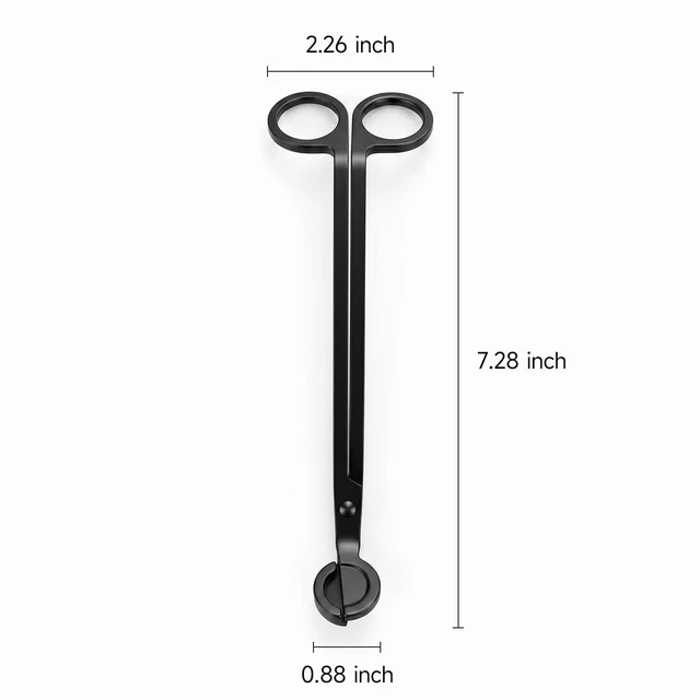 Alt view image 5 of 7 - Chefbee Black Stainless Steel Candle Wick Trimmer