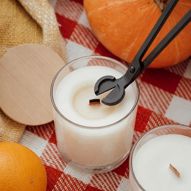 Alt view image 2 of 7 - Chefbee Black Stainless Steel Candle Wick Trimmer