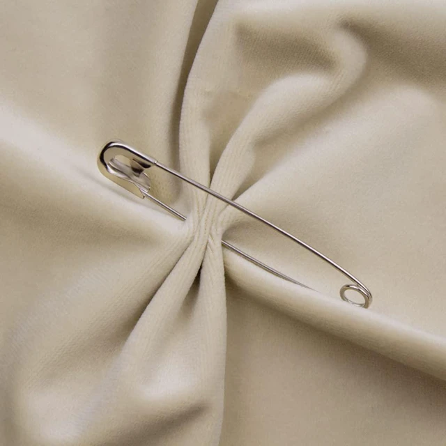 Alt view image 4 of 7 - 3 Inches Large Heavy Duty Safety Pins, Pack of 50 for Brooch Making, Blankets, Crafts, Cloth Curtain (SP)