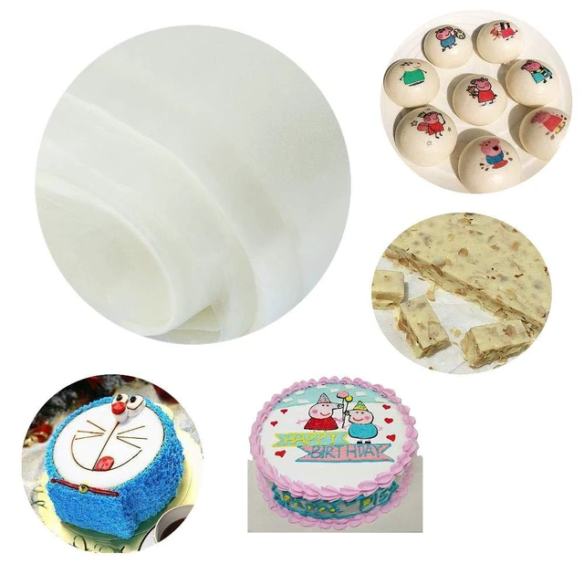 Alt view image 3 of 5 - 50 Count Edible Rectangle Rice and Wafer Paper, 9x12.6 Inches for Candy Packaging or Food Decoration