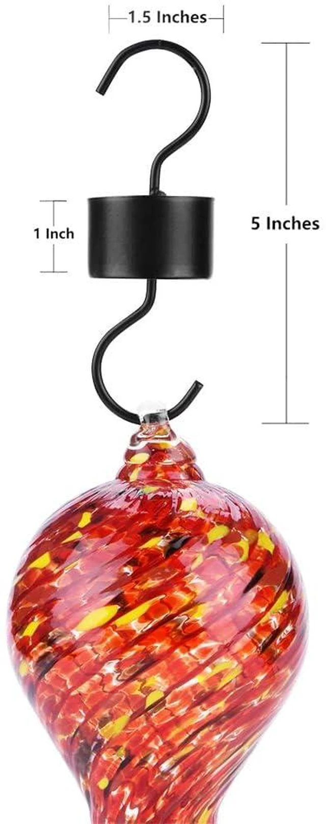Alt view image 5 of 5 - Hummingbird Feeder Ant Moat for Hanging, Ant Guard & Oriole Feeder Accessory Hooks, 2 Pack