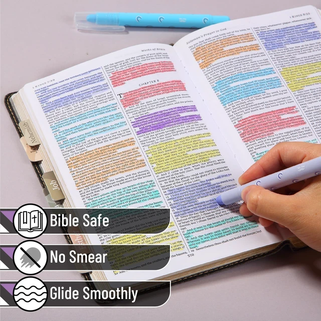 Alt view image 4 of 6 - Mr. Pen No Bleed Gel Highlighters, Assorted Colors, 8 Pack