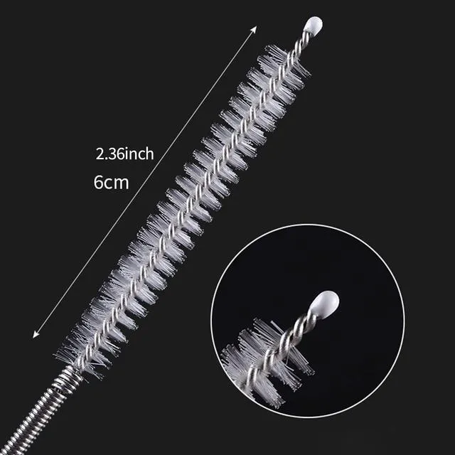 Alt view image 3 of 7 - Extra Long Flexible Drain Brush 155cm - Nylon Spring Pipe Cleaner for Fridge, Aquarium, Drinking Straw, Skinny Tube (1)