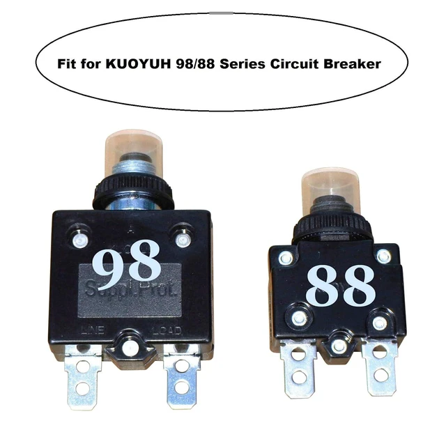 Alt view image 2 of 3 - KUOYUH 98 88 Series 5 Circuit Breaker Waterproof Dust Cover Flat Head Cap