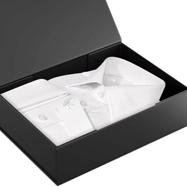Alt view image 5 of 6 - Black Magnetic Closure Gift Box 11.9"x8.5"x3.3"