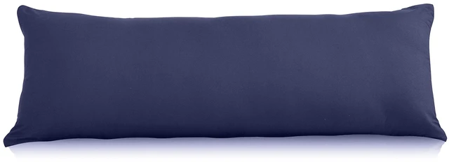 Main image of Evolive Ultra Soft Microfiber Body Pillow Cover 21"x54" with Hidden Zipper Closure Navy