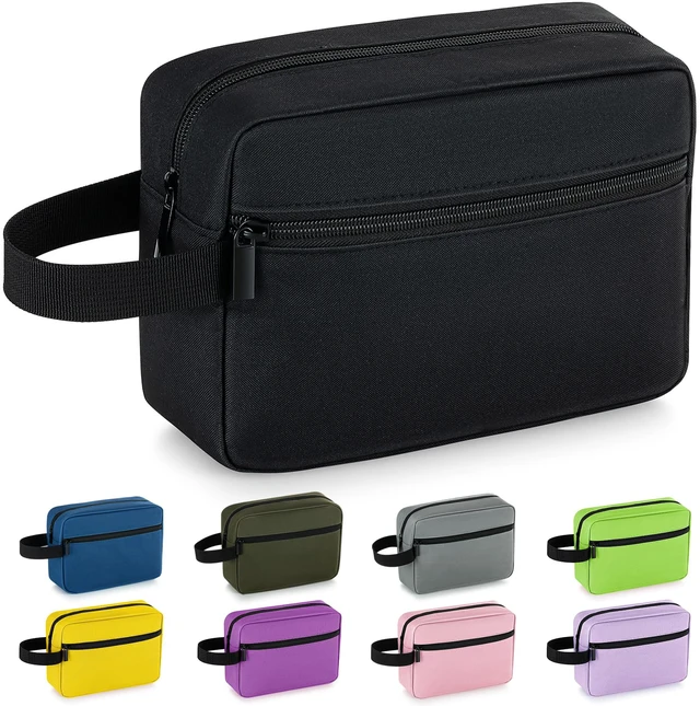 Main image of Elviros Hanging Toiletry Bag Lightweight Travel Dopp Kit Small Black