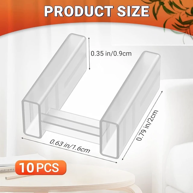 Alt view image 5 of 7 - 10Pcs 2 Pin Phone Charger Plug Covers, US Standard Wall Charger Inlet Cover, Baby Proof Outlet Protector, Anti Rust, Not for 2-Core Asymmetrical Plugs