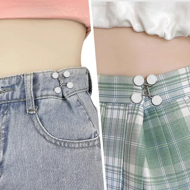 Alt view image 7 of 7 - Mozeat Lens Waist Buckle Extender, Adjustable Pant Waist Tightener, 4 Sets