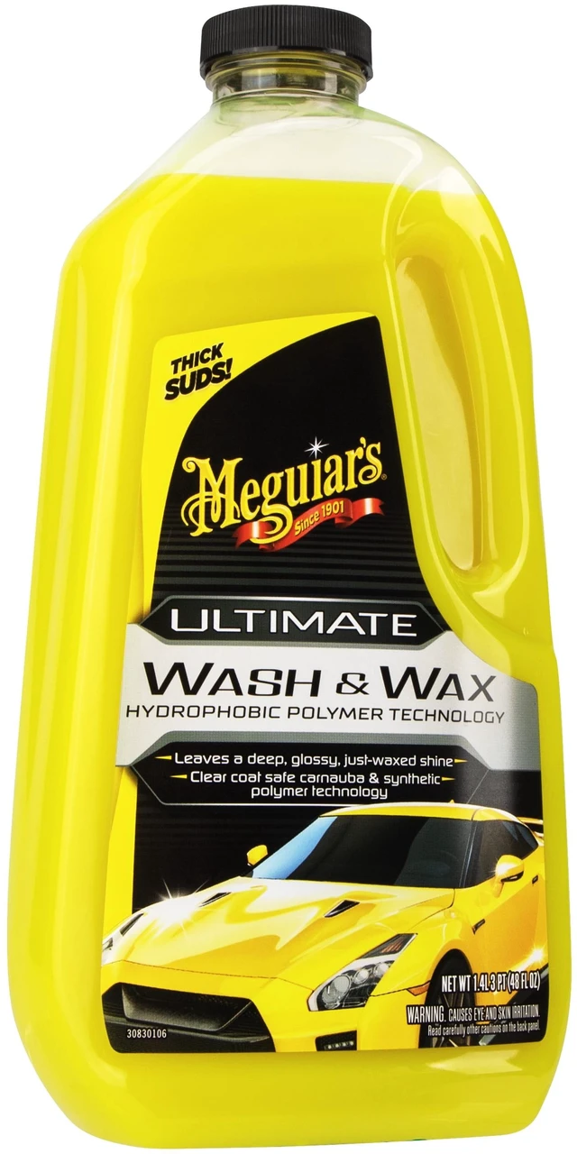 Main image of Meguiars Ultimate Car Wash and Wax, Hybrid Glossy Shine and Protection, 48fl oz