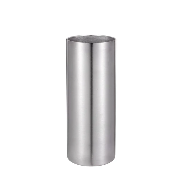 Alt view image 5 of 5 - 25 fl oz Double Wall Stainless Steel Slim Tumbler Slider Lid