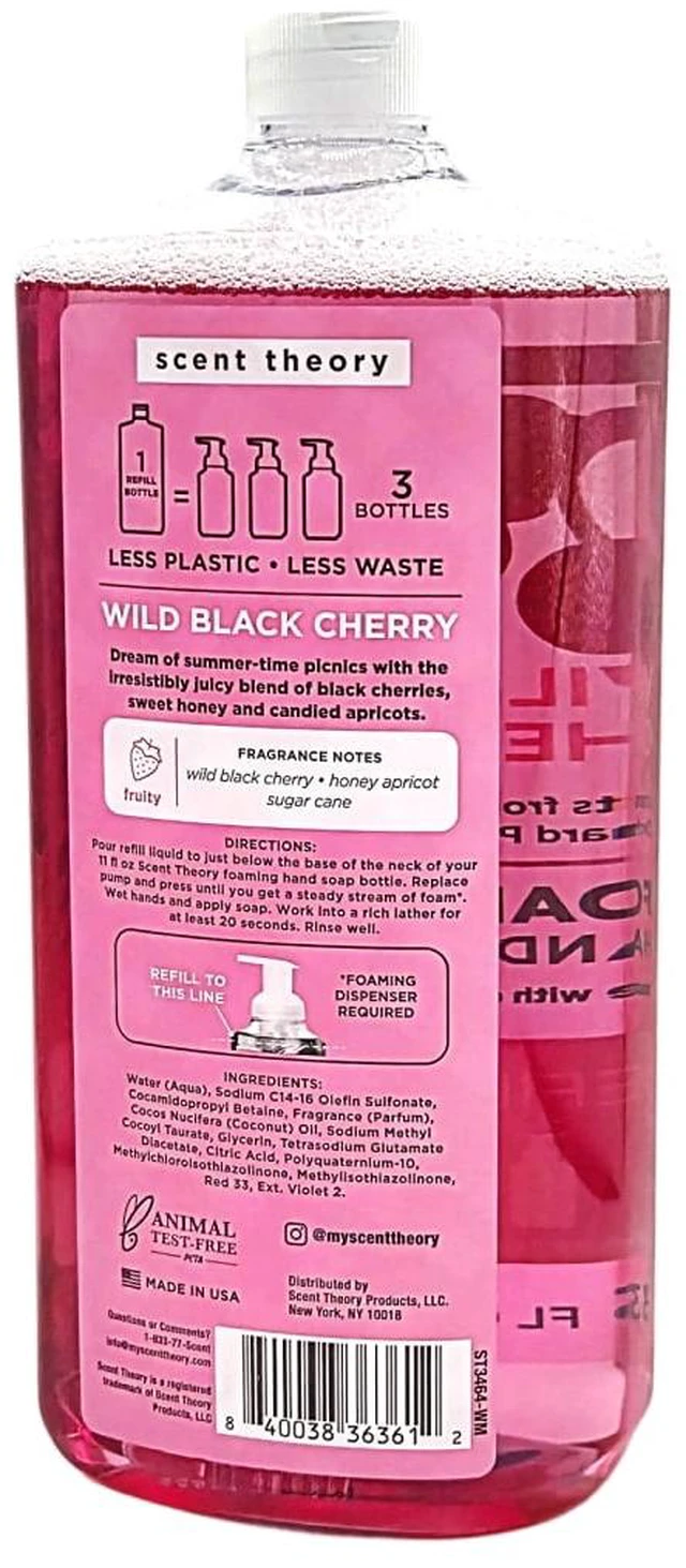 Alt view image 5 of 7 - Scent Theory Foaming Hand Soap Refill, Black Cherry, 33 fl oz