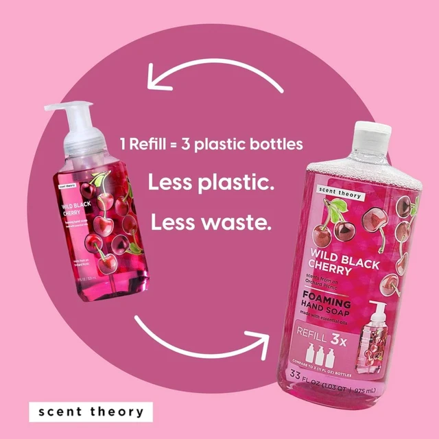 Alt view image 7 of 7 - Scent Theory Foaming Hand Soap Refill, Black Cherry, 33 fl oz
