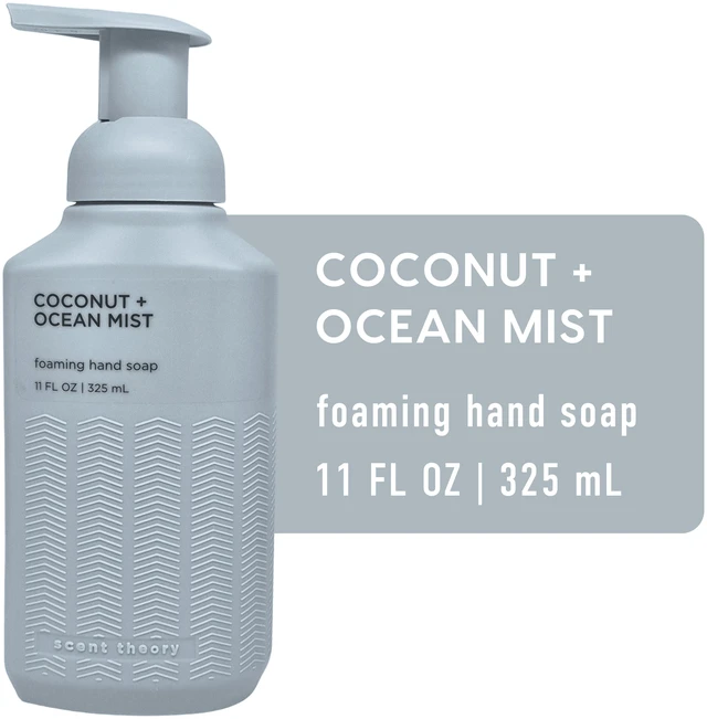 Main image of Scent Theory Foaming Hand Soap, Coconut and Ocean Mist, 11 fl oz