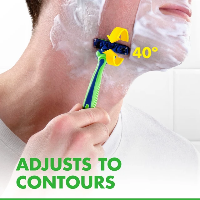 Alt view image 5 of 6 - Gillette Sensor 3 Sensitive Men 3 Blade Disposable Razor, 4 Count