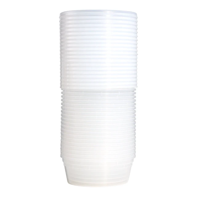 Alt view image 5 of 6 - Mainstays 40-Piece 8oz Plastic Deli Container Set, 20 Containers and 20 Lids