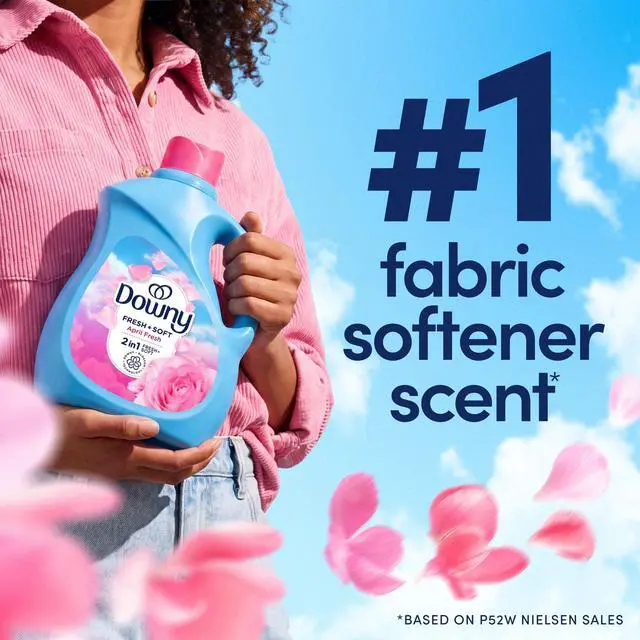 Alt view image 6 of 7 - Downy Liquid Fabric Softener, April Fresh, 100 fl oz, 136 Loads