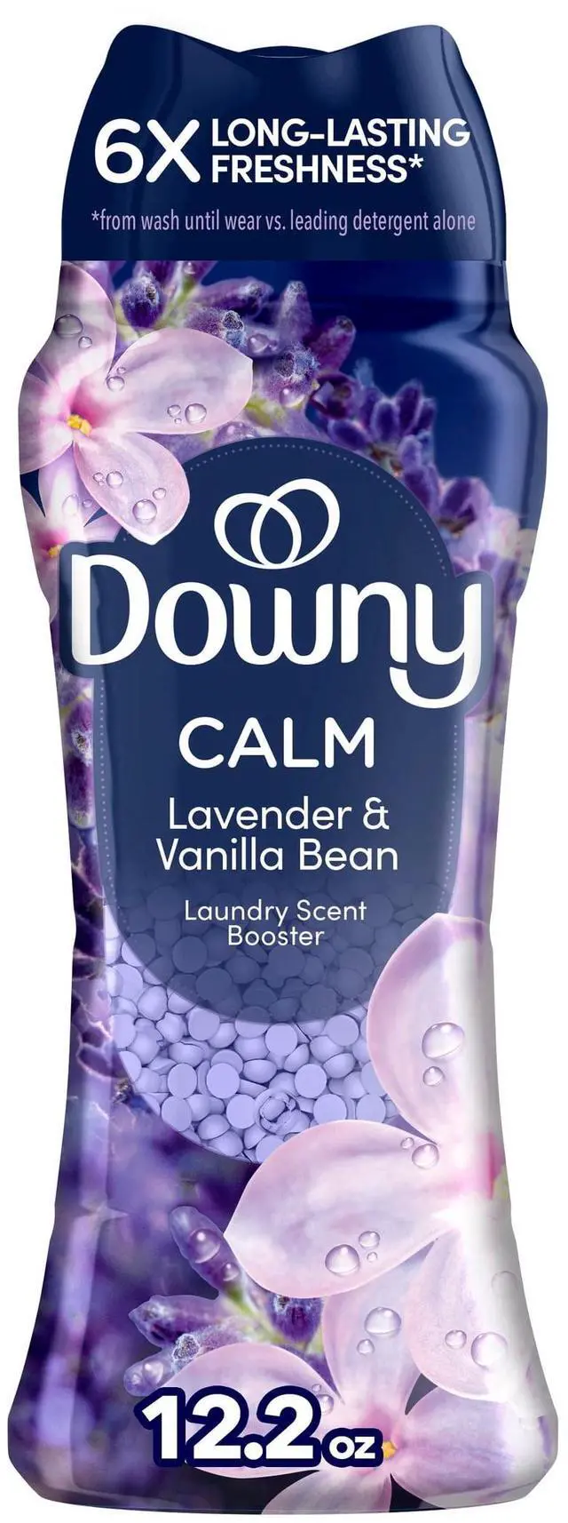 Main image of Downy In-Wash Scent Booster Beads, Infusions Calm Lavender and Vanilla Bean, 12.2 oz