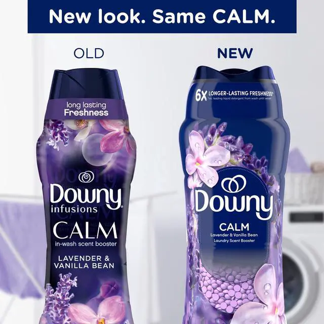 Alt view image 2 of 7 - Downy In-Wash Scent Booster Beads, Infusions Calm Lavender and Vanilla Bean, 12.2 oz