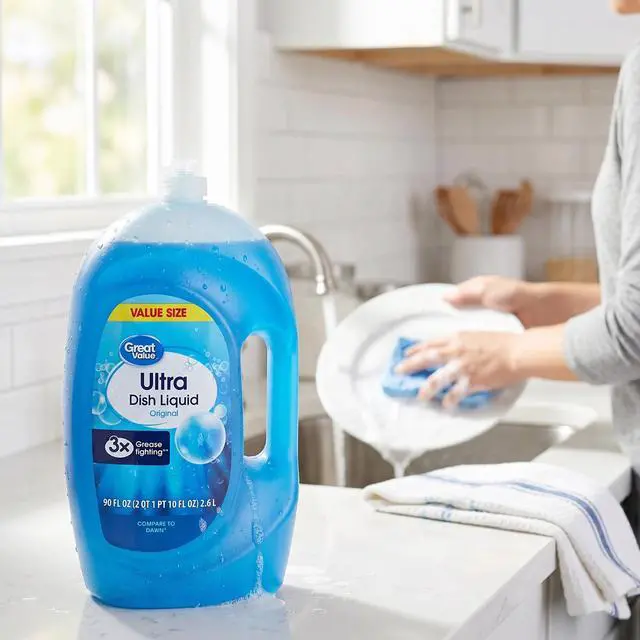 Alt view image 4 of 5 - Great Value Ultra Original Dish Liquid, 90 fl oz
