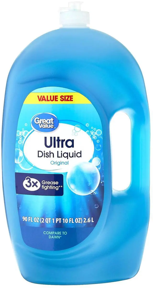 Main image of Great Value Ultra Original Dish Liquid, 90 fl oz