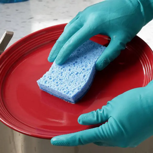 Alt view image 2 of 6 - (6 pack) Great Value Non-Scratch Scrub Sponges, 4 Count