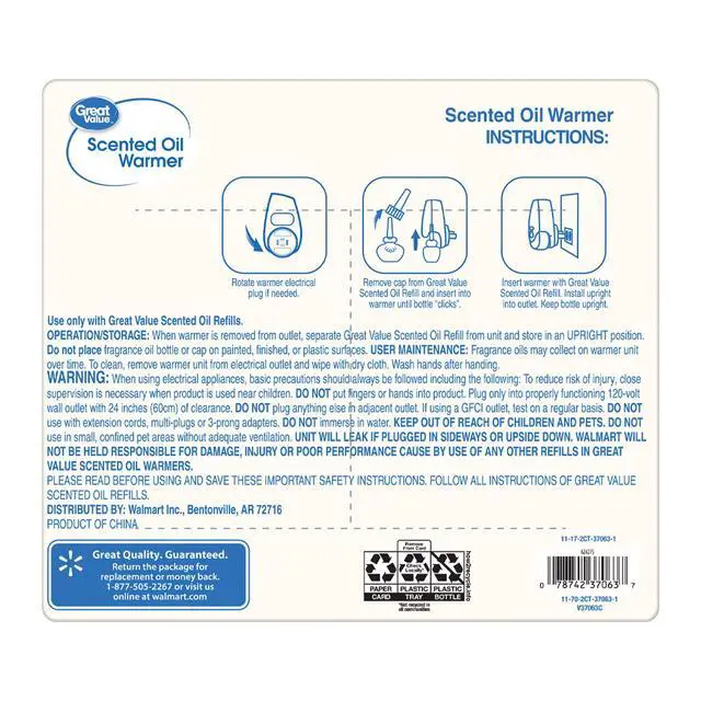 Alt view image 4 of 7 - (2 pack) Great Value Scented Oil Plug-in Warmers, 2 Count (Fragrance Not Included)