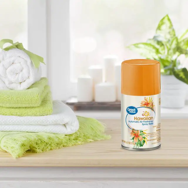Alt view image 2 of 5 - Great Value Automatic Air Freshener Spray Refill, Hawaiian, 2 Pieces